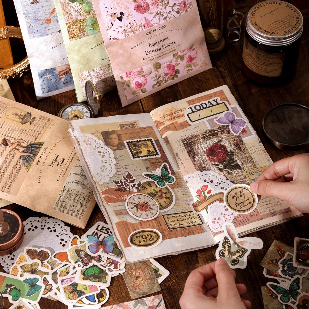 Vintage Collage Scrapbooking Kit