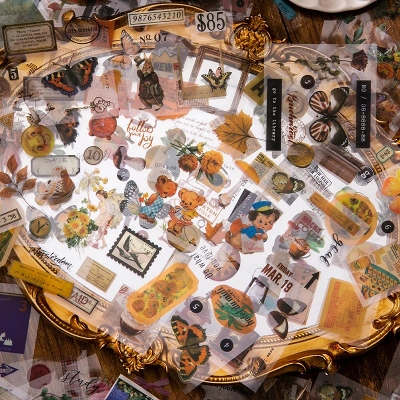 Narrative Poetry PET Sticker Collection