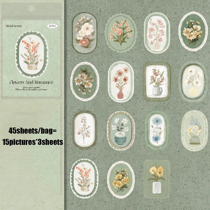 Mr. Paper Serene Florals Sticker Pack