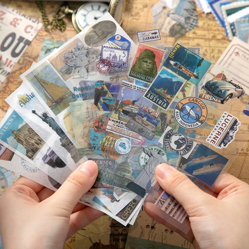 Scrapbooking-Box für globale Reisen