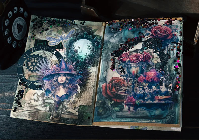 Mysterious Magic Box Ephemera Sticker Collection 🔮✨