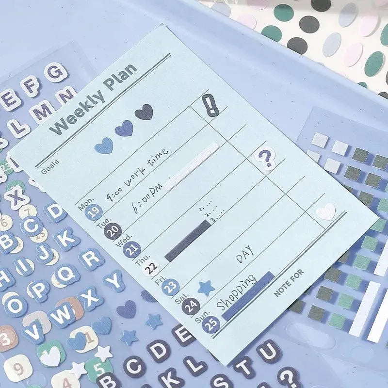 Pastel Planning Stickers Set