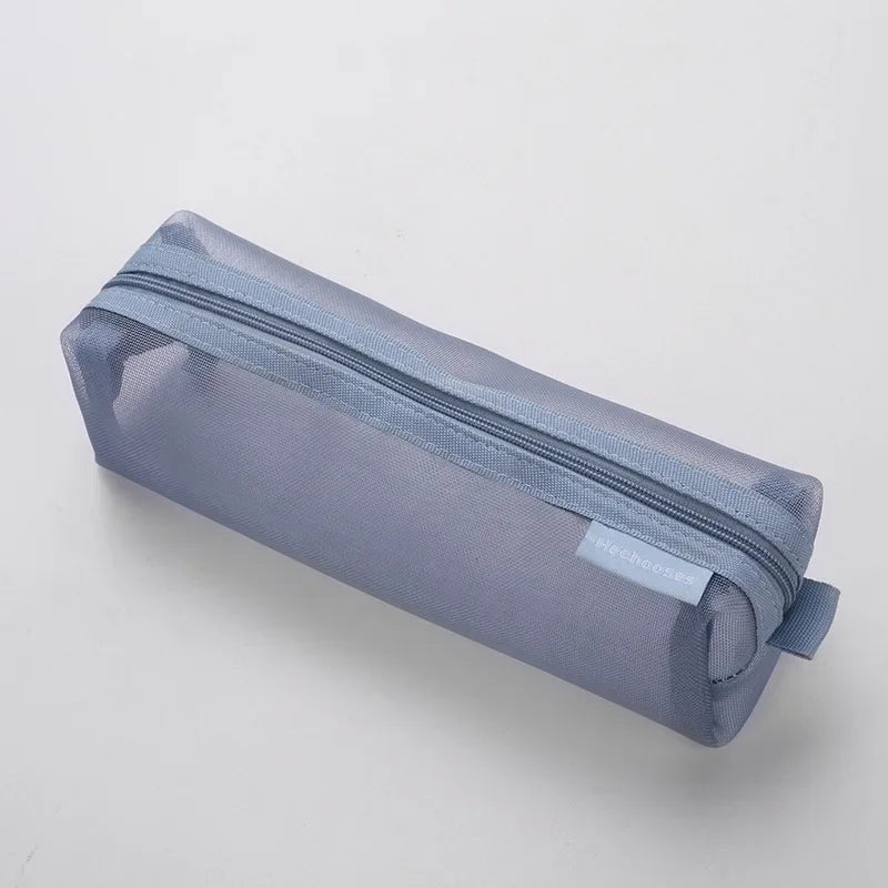 Clear Mesh Pencil Case