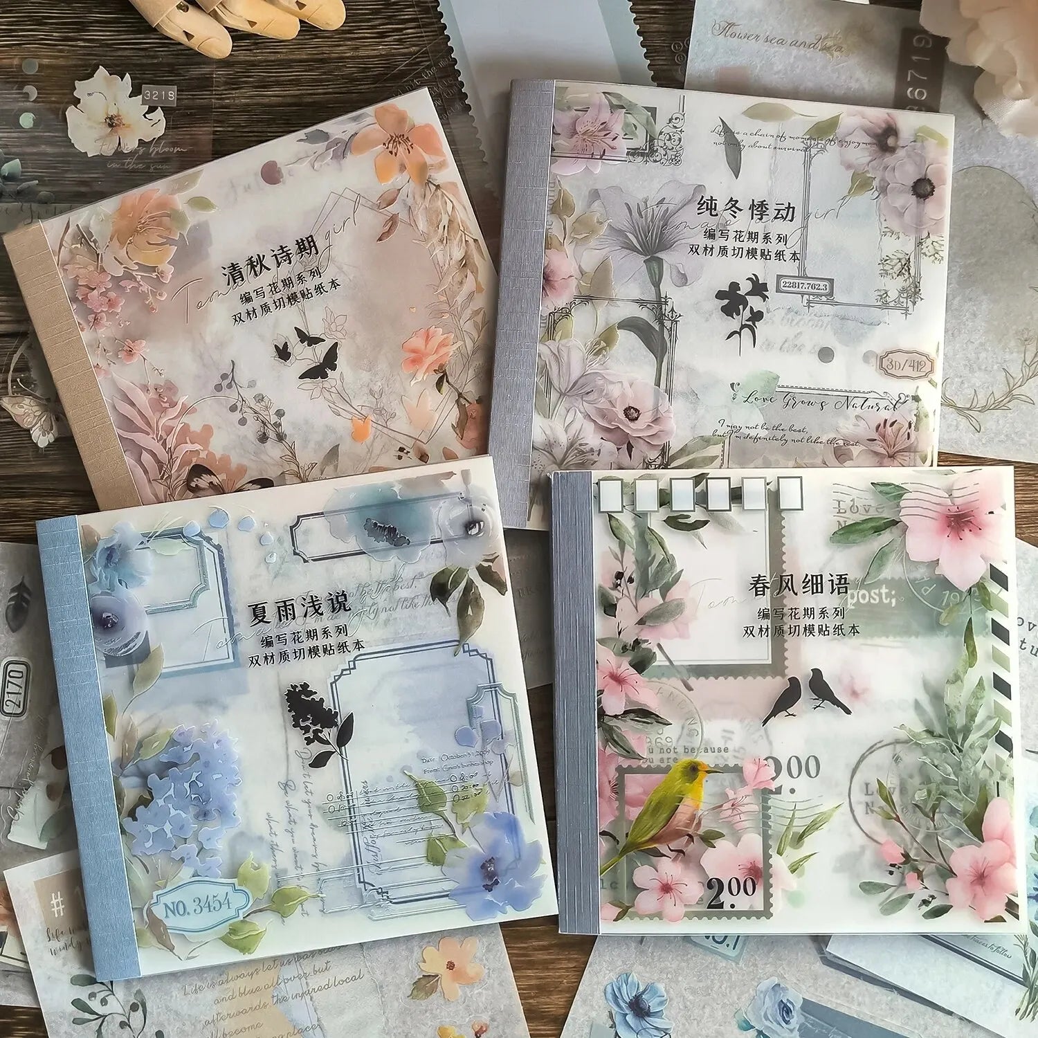 Seasonal Floral Sticker Book