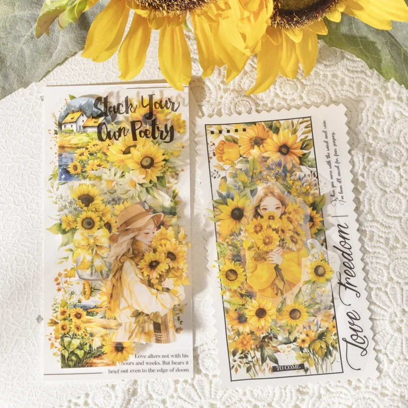 Sunflower Cottage PET Sticker Set