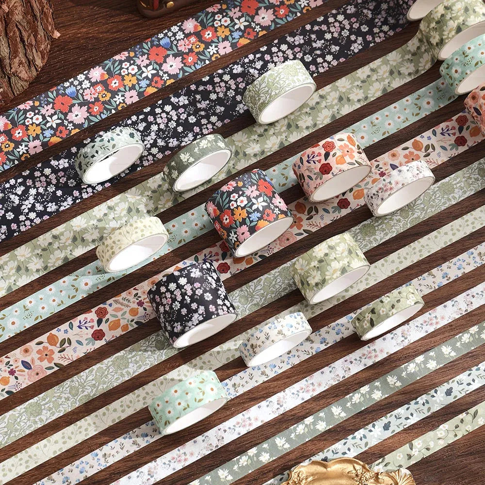 Floral Serenity Washi Tape Set