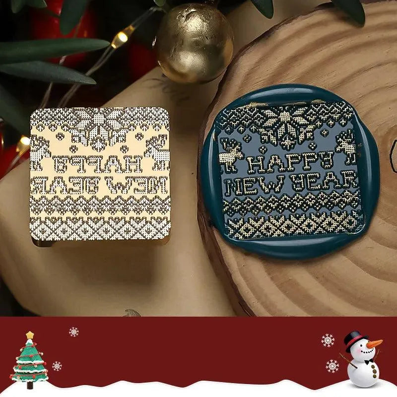 Merry Christmas Wax Seal Heads for Journaling & Scrapbooking - PaperWrld