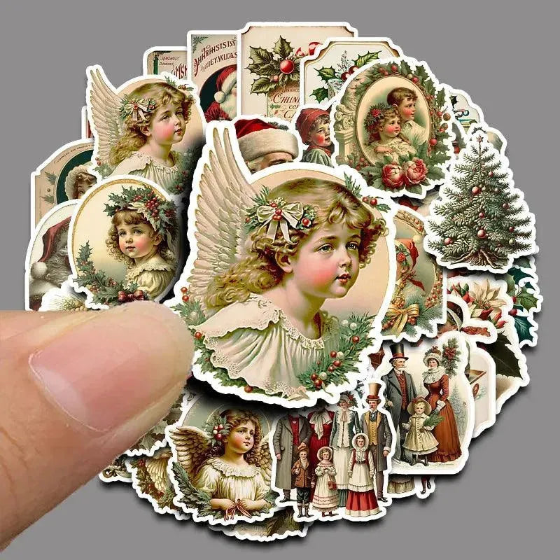Victorian Christmas Charm Stickers Pack
