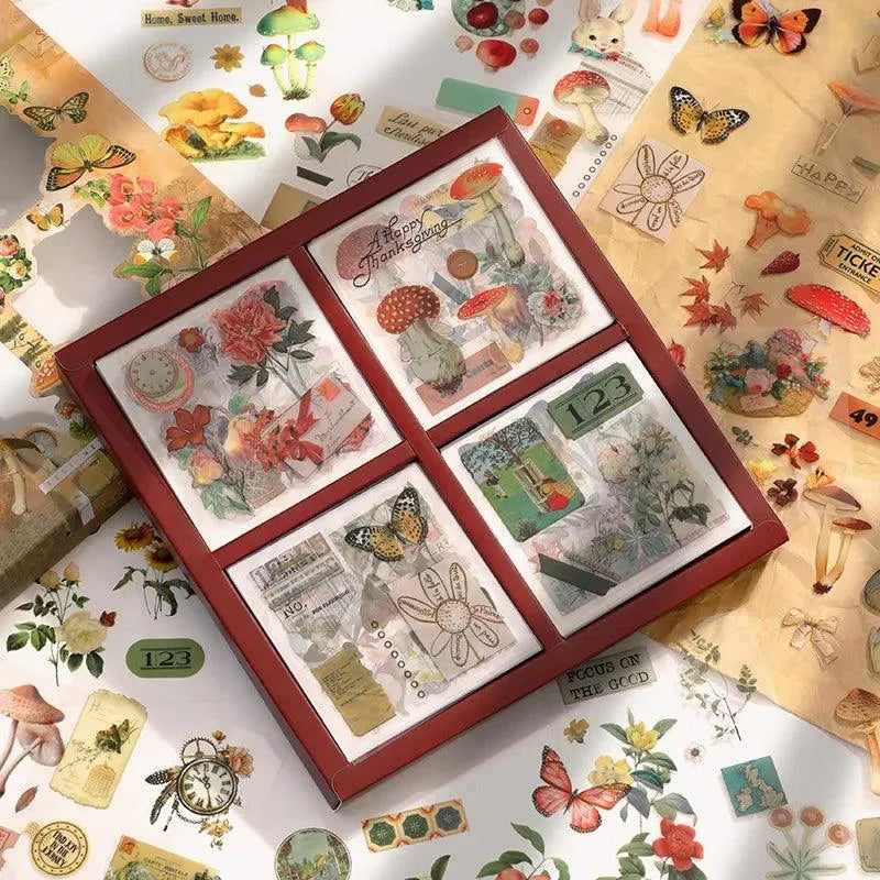 Enchanted Garden PET Sticker Set - 400 Unique Stickers for Journaling and Scrapbooking for Journaling & Scrapbooking - PaperWrld