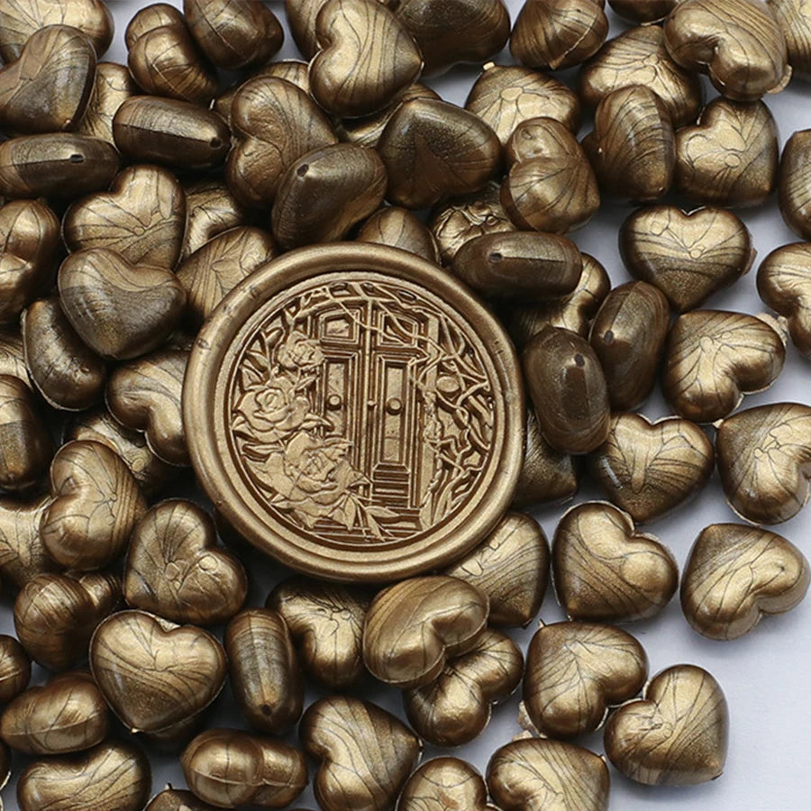 Heart-Shaped Sealing Wax Beads