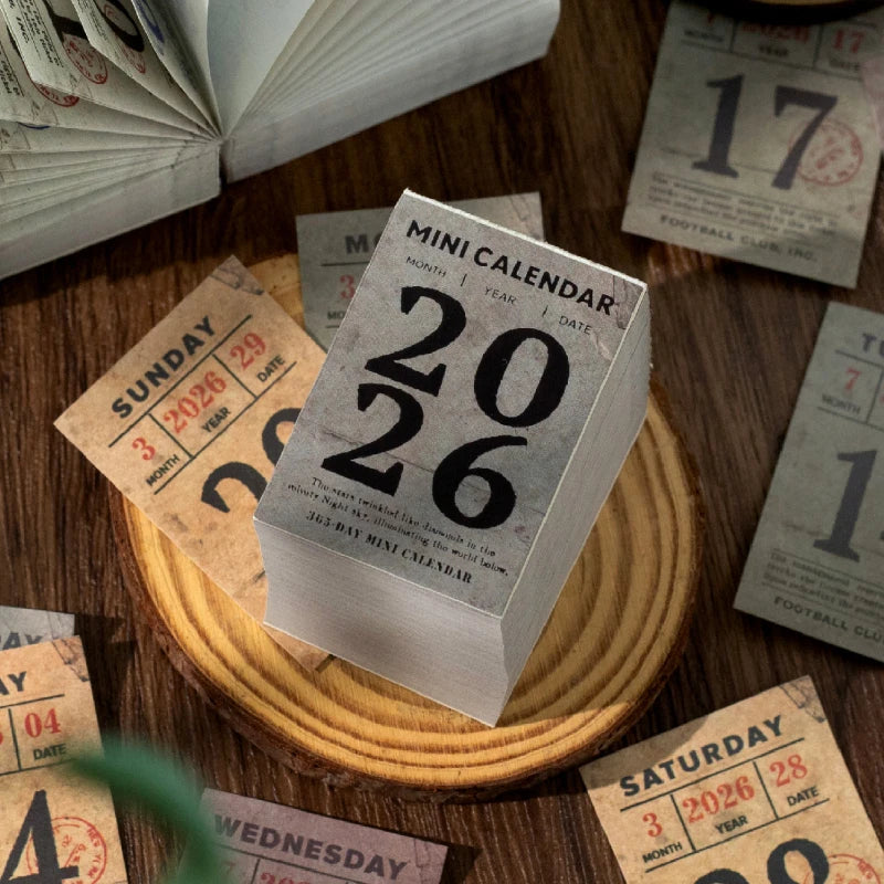 Mini Poetry 2026 Daily Calendar Series