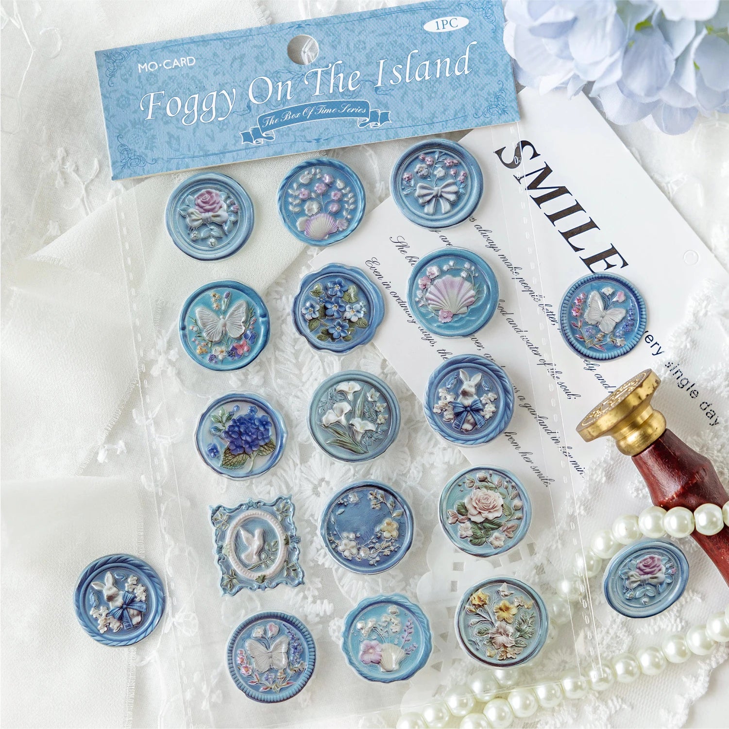 Whisper of Time Vintage Wax Seal Sticker Pack