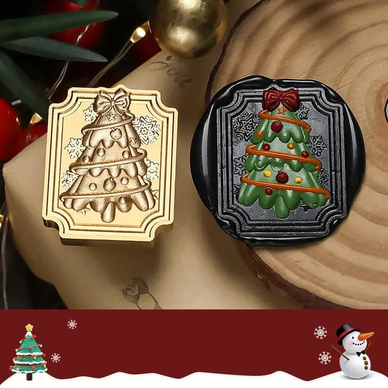 Merry Christmas Wax Seal Heads for Journaling & Scrapbooking - PaperWrld