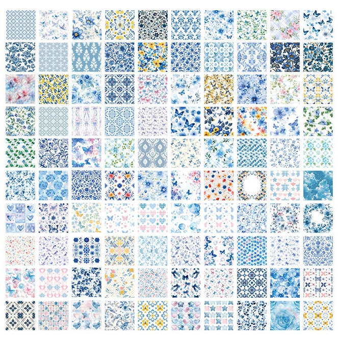 Vintage Pattern Scrapbooking Paper Book