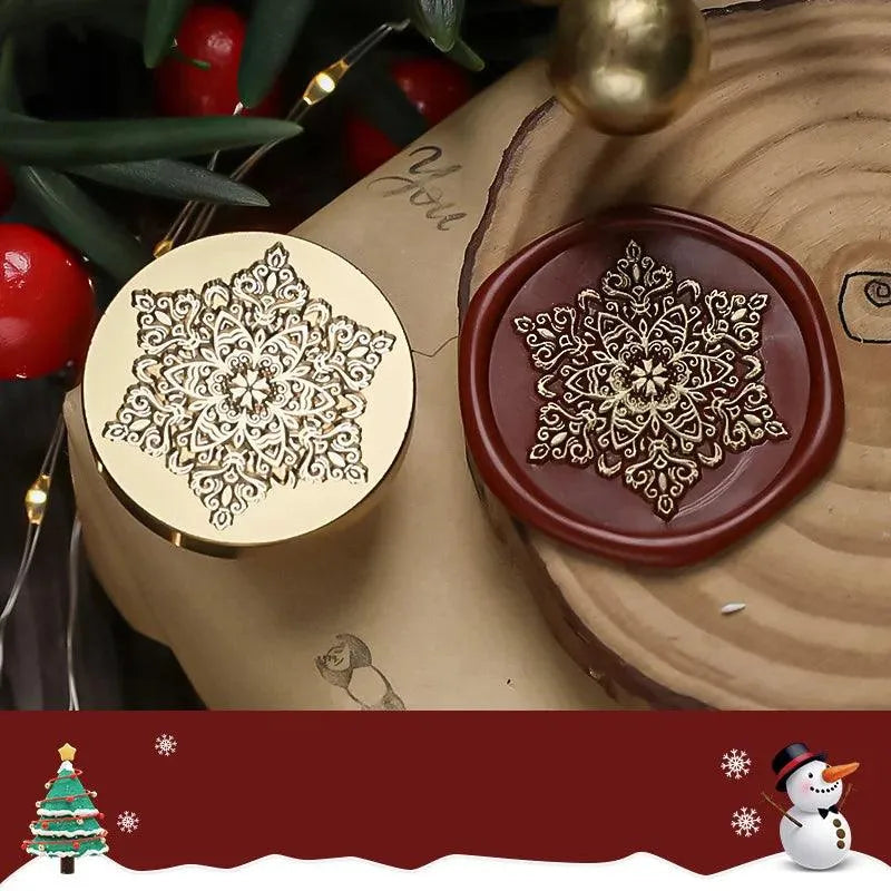 Merry Christmas Wax Seal Heads for Journaling & Scrapbooking - PaperWrld