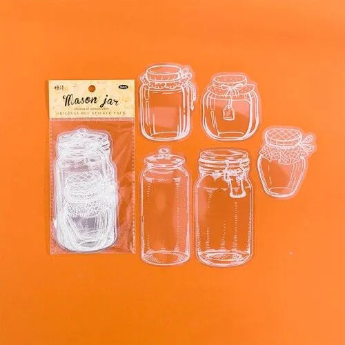 20Pcs Bottle PET Transparent Stickers for Journaling & Scrapbooking - PaperWrld