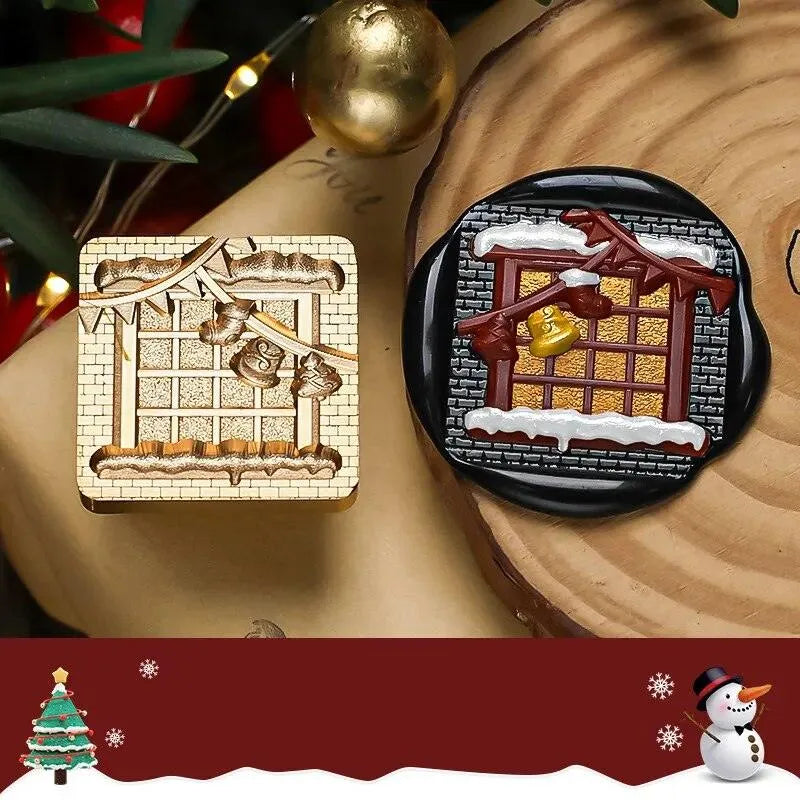 Merry Christmas Wax Seal Heads for Journaling & Scrapbooking - PaperWrld