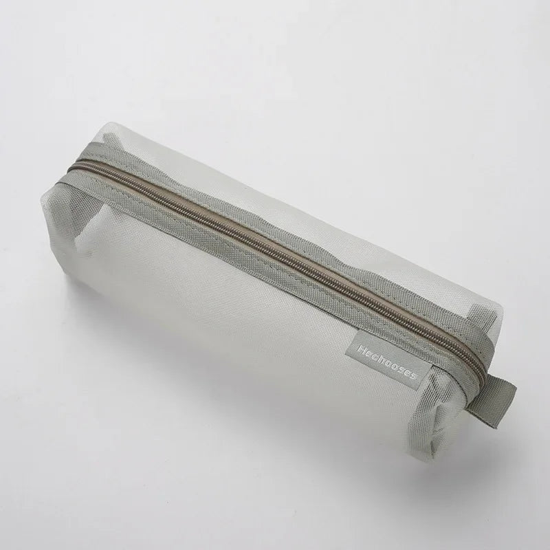 Clear Mesh Pencil Case
