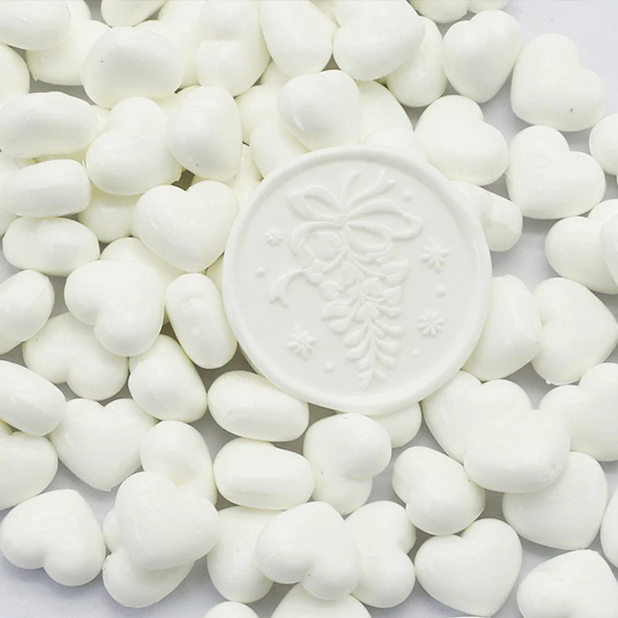 Heart-Shaped Sealing Wax Beads