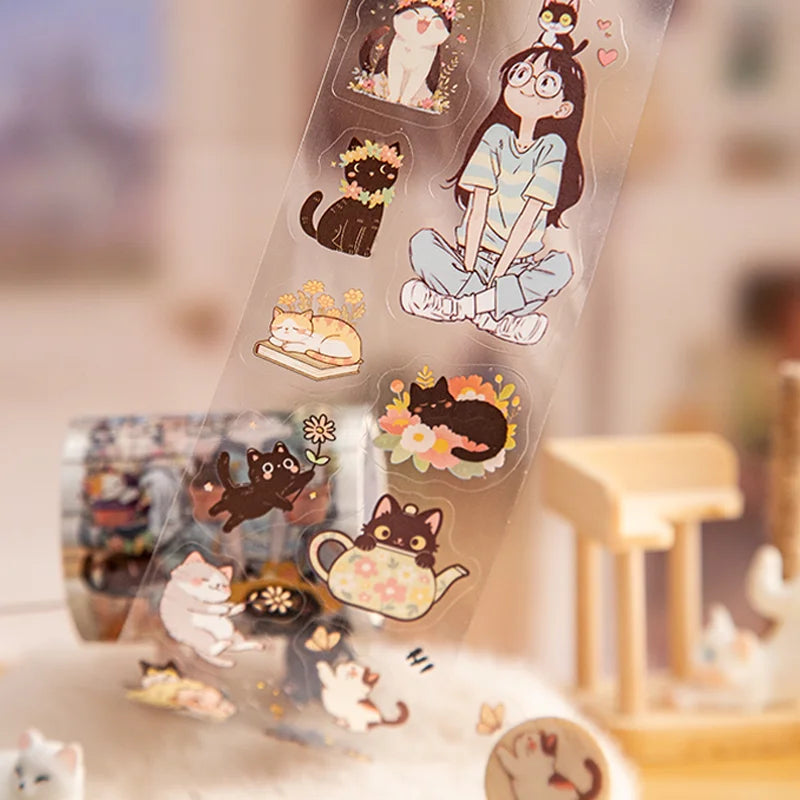 Girl PET Sticker Tape