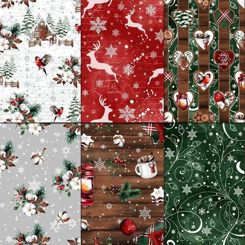24 Sheets Christmas Offset Paper for Journaling & Scrapbooking - PaperWrld