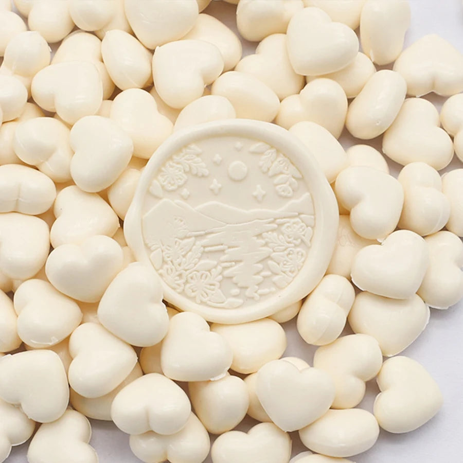 Heart-Shaped Sealing Wax Beads