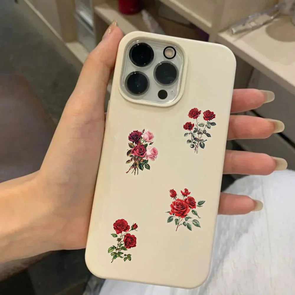 Vintage Rose Sticker Set