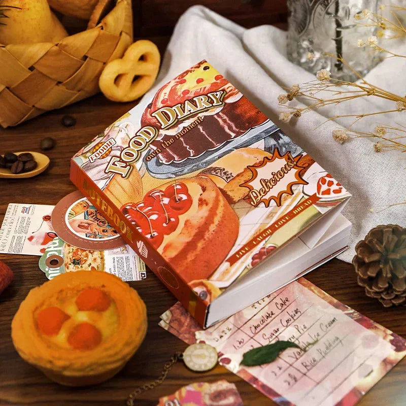 Sweet Bakery Food Diary Vintage Scrapbooking Box