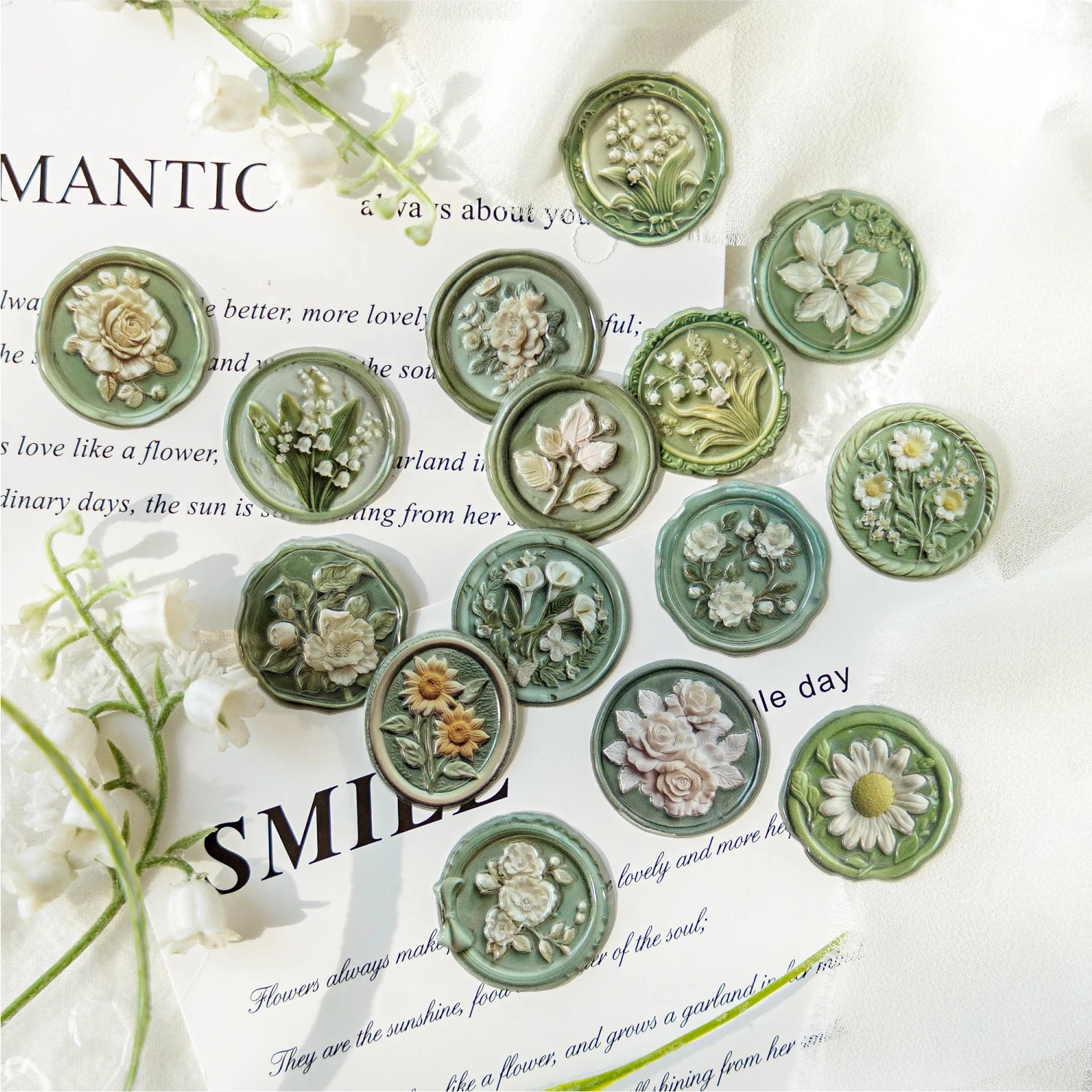 Whisper of Time Vintage Wax Seal Sticker Pack