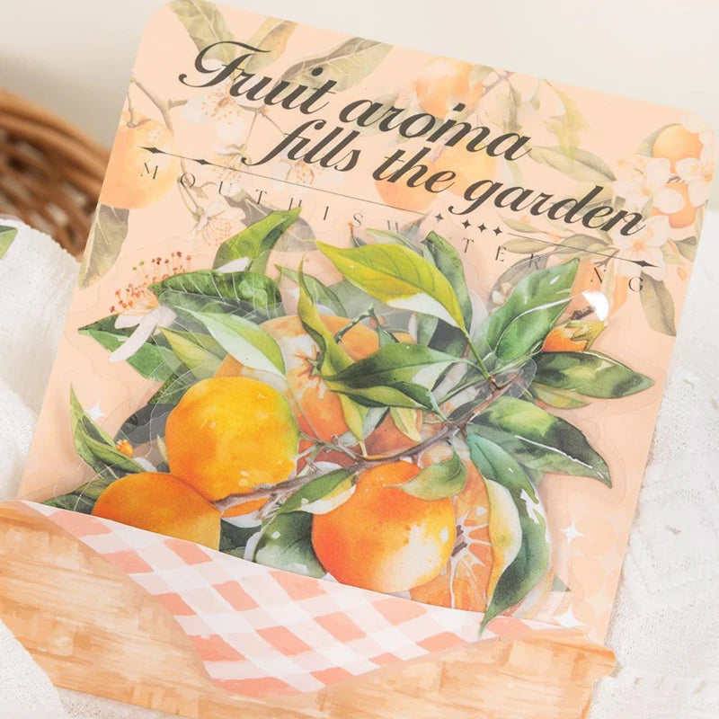 Fruit Aroma Fills the Garden – PET Sticker