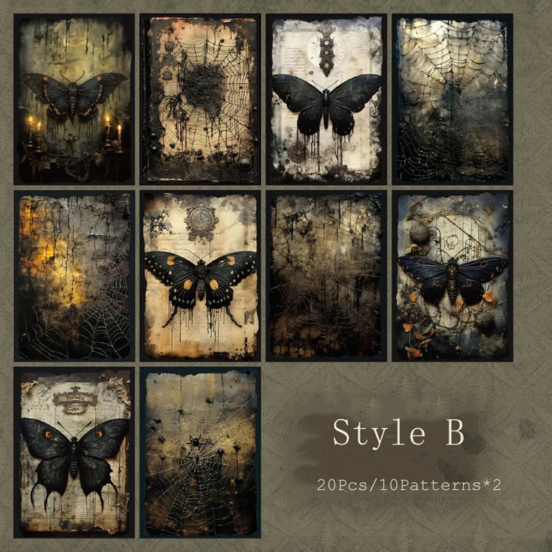 Mysterious Attraction – Gothic Ephemera Paper Set