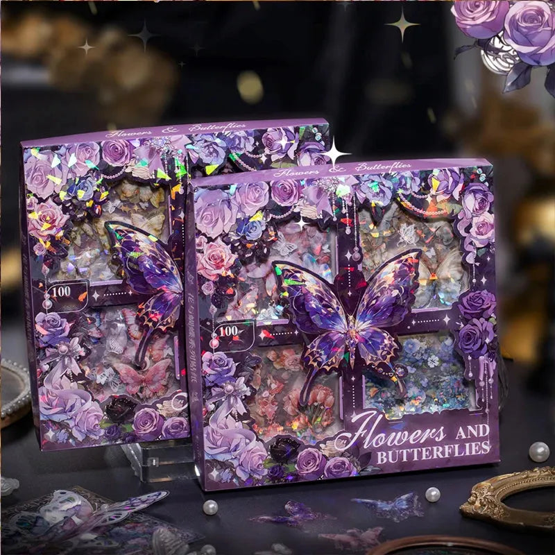 Holographic Fantasy Die-Cut Sticker Set