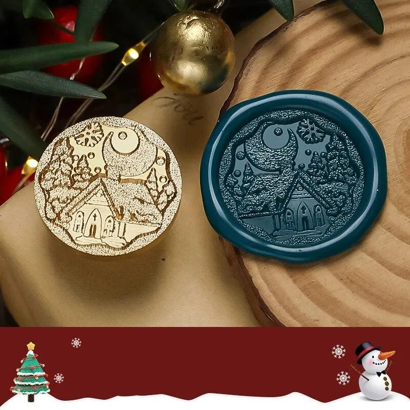 Merry Christmas Wax Seal Heads for Journaling & Scrapbooking - PaperWrld