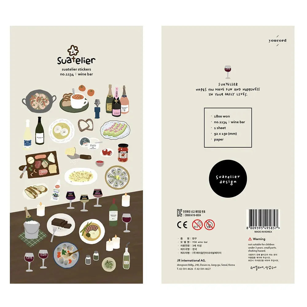 Korean Aesthetic Die-Cut Sticker Sheet