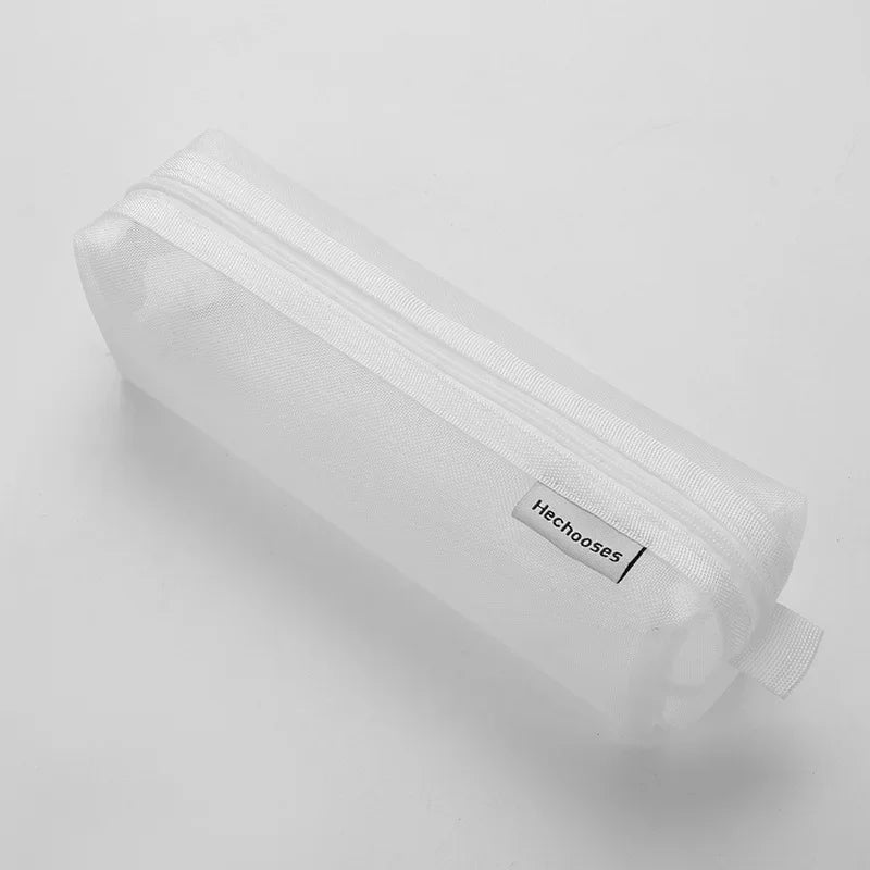 Clear Mesh Pencil Case
