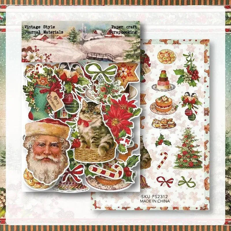 Christmas Die-Cut Sticker Pack