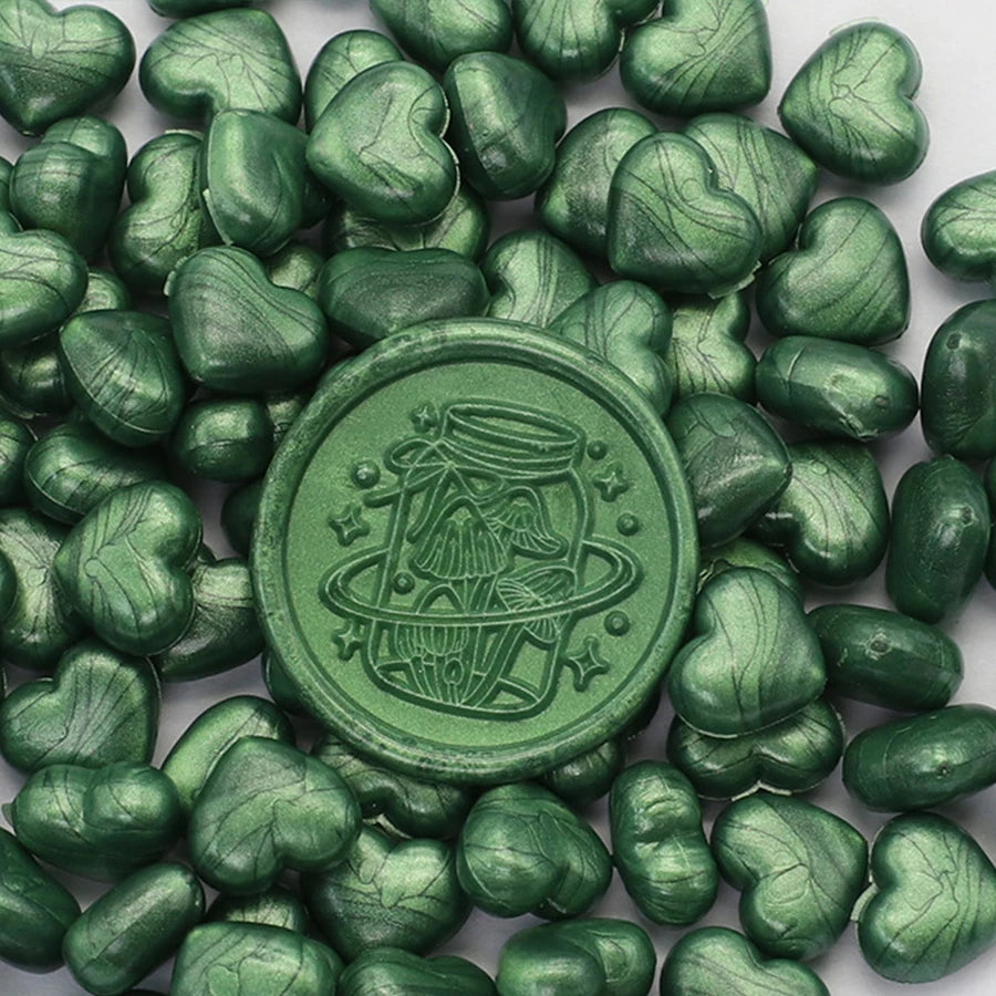 Heart-Shaped Sealing Wax Beads