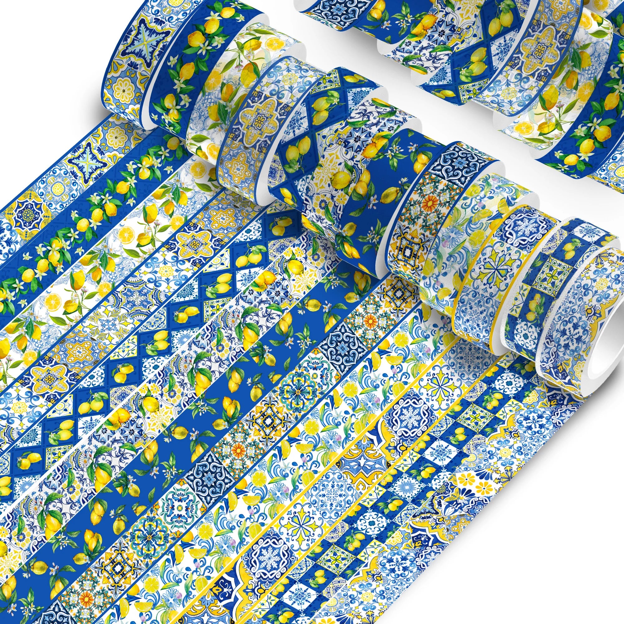 Amalfi Lemon Tiles – Washi Tape Set
