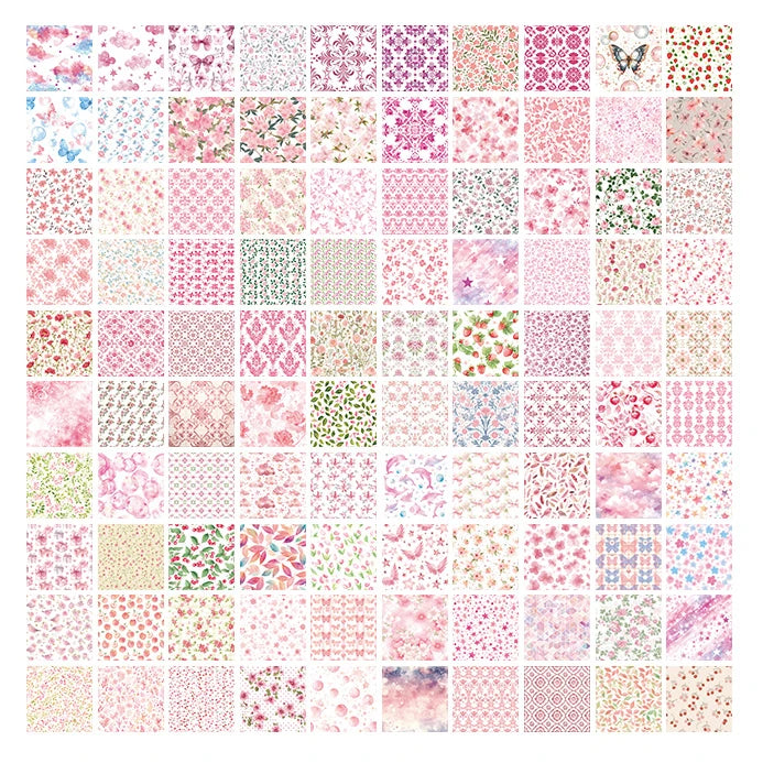 Vintage Pattern Scrapbooking Paper Book