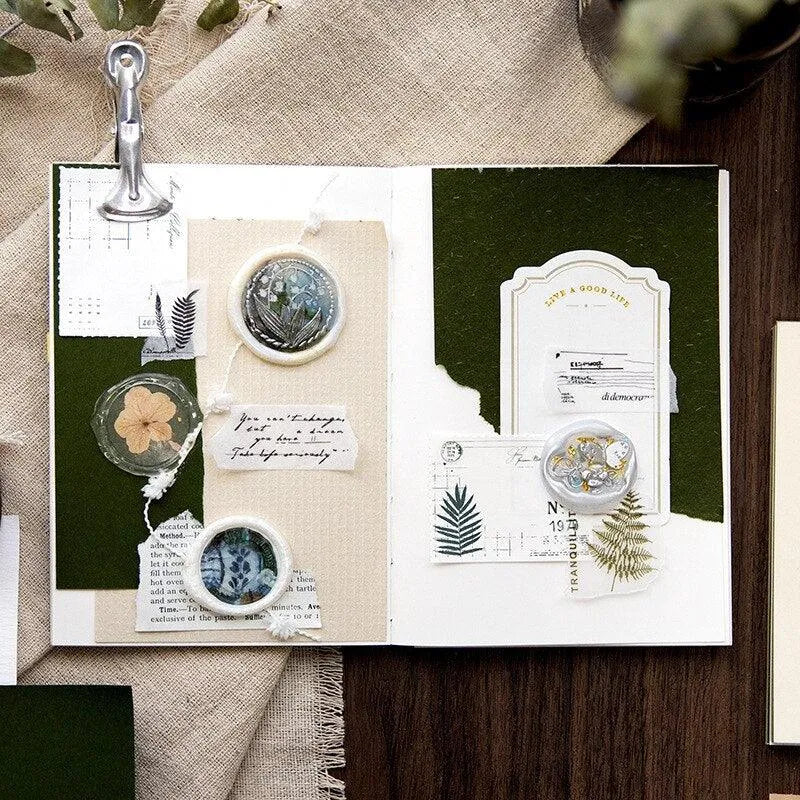 50 Pcs Detachable Multi-Texture Sheets for Journaling & Scrapbooking - PaperWrld