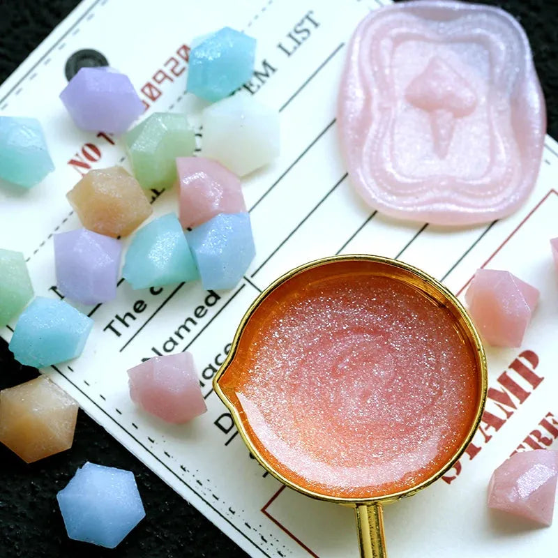 Diamond-Shaped Wax Seal Beads