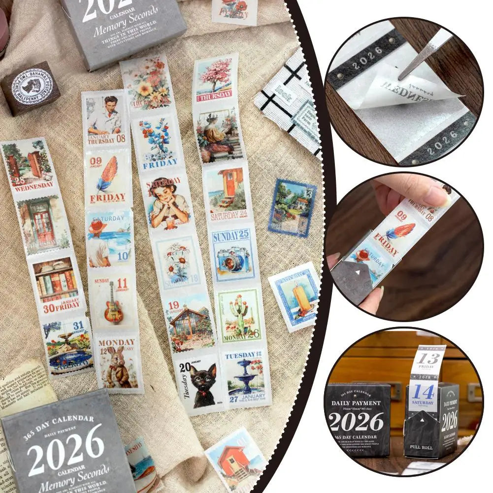 365 Days of Life Washi Tape Calendar Stickers