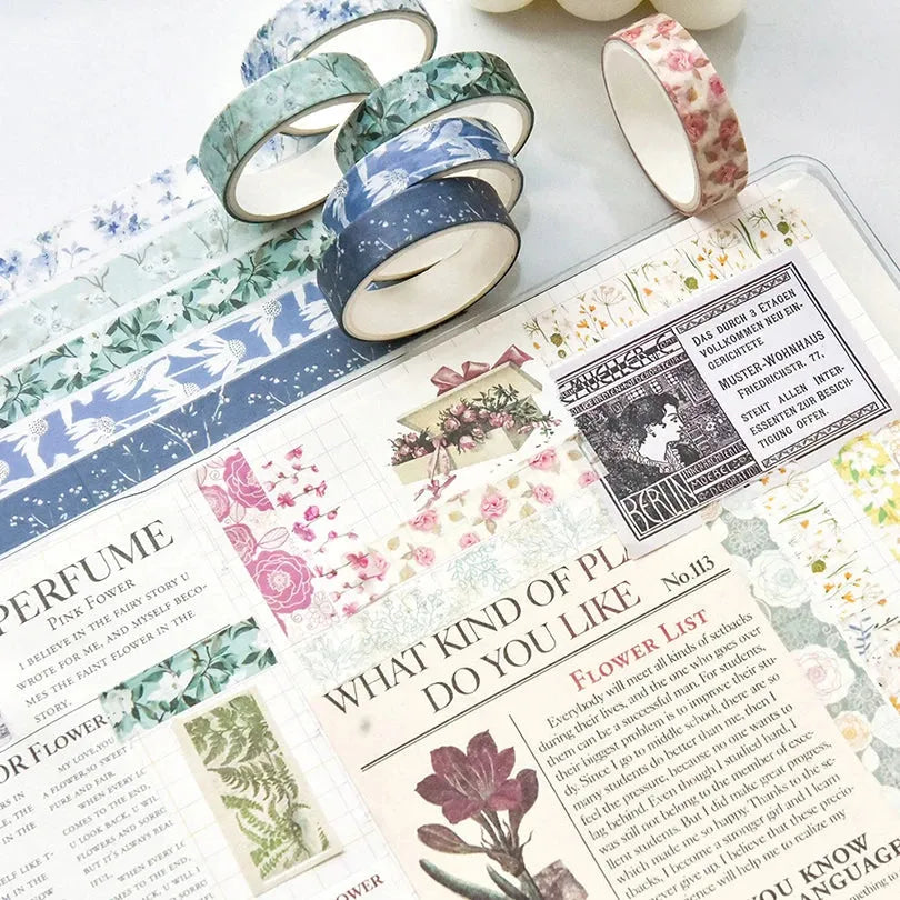 Ensemble de rubans Washi Floral Delight