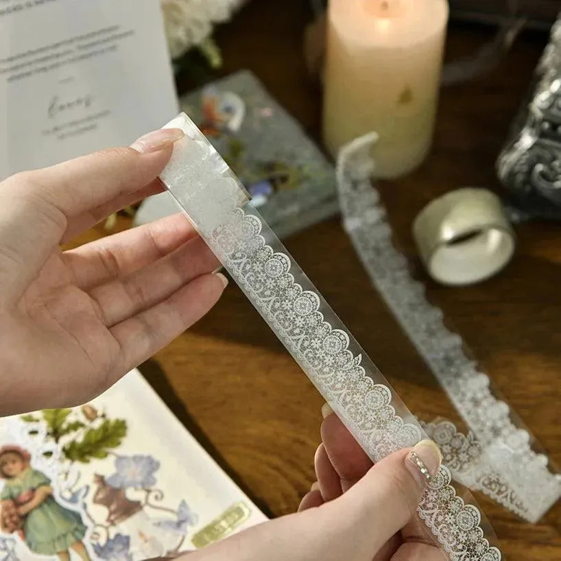 Vintage Lace PET Washi Tape Set