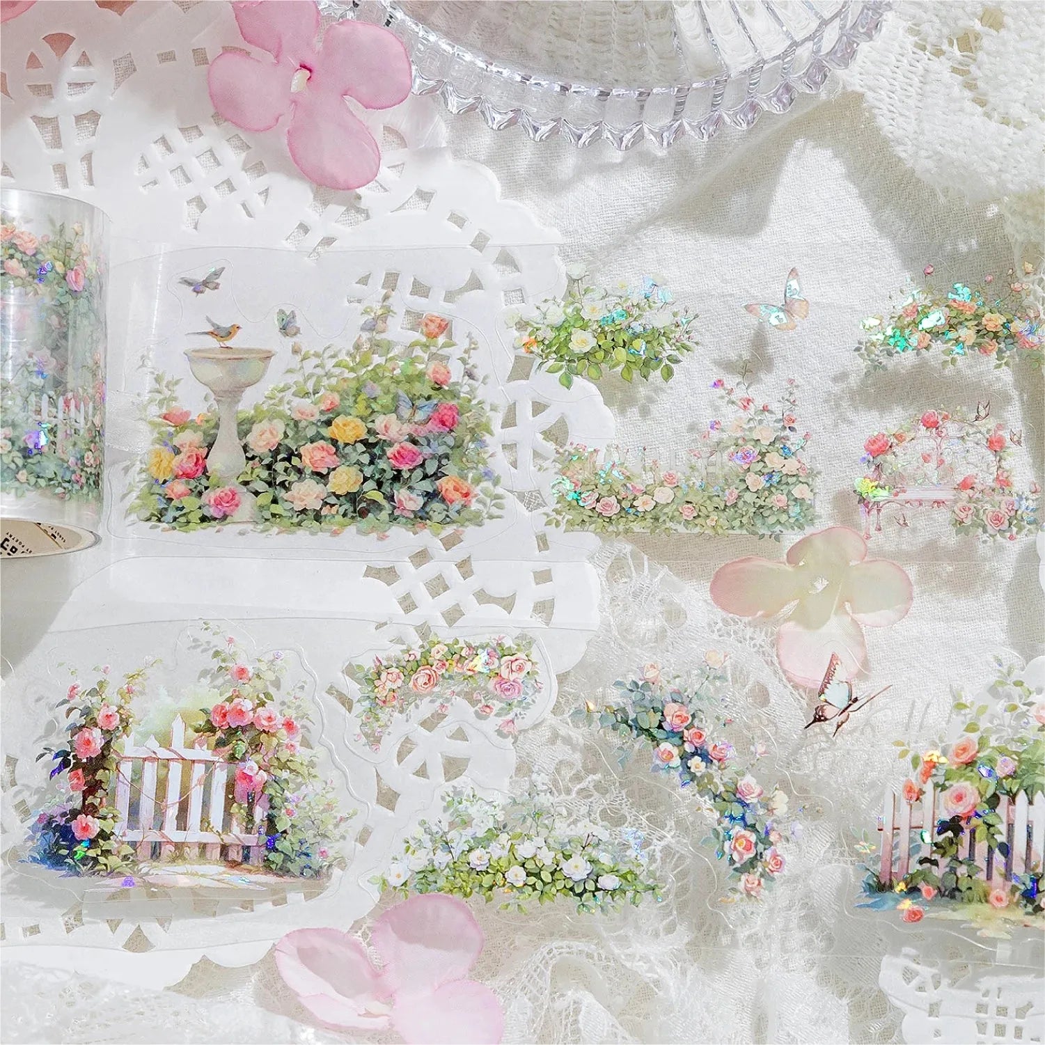 Botanical Whisper PET Sticker Roll