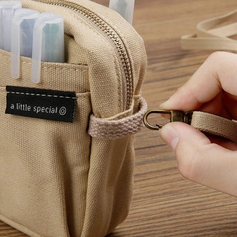 Multi-Compartment Pencil Case Large Capacity for Journaling & Scrapbooking - PaperWrld