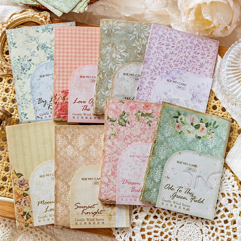 Vintage Aesthetic Ephemera Paper Pack