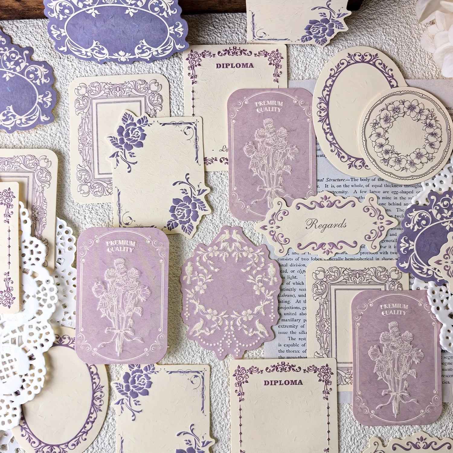 Vintage Frame Paper Set