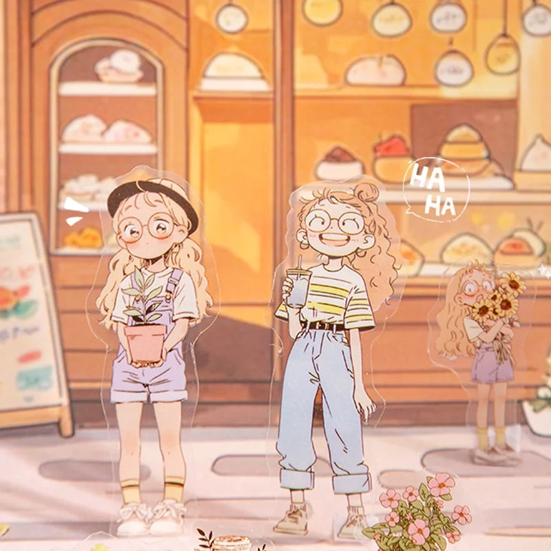 Girl PET Sticker Tape