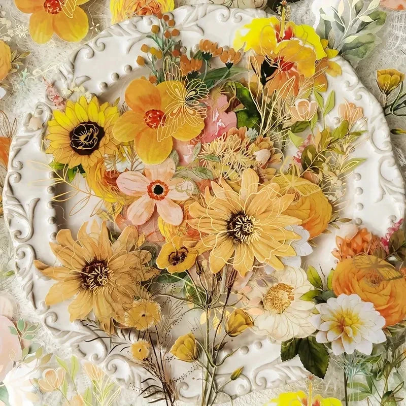Floral PET Sticker Pack